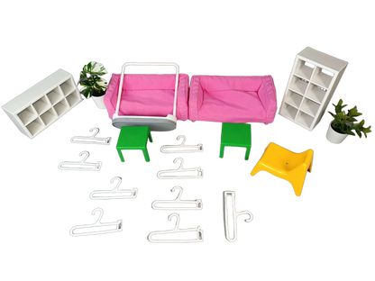 IKEA Bundle Puppenhausmöbel Set Kallax Regale Sofas