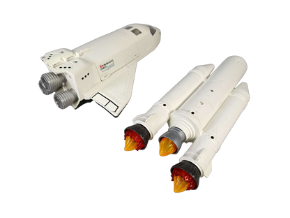 Playmobil Bundle Space 6196 6195 Set von 2 Shuttle & Rakete