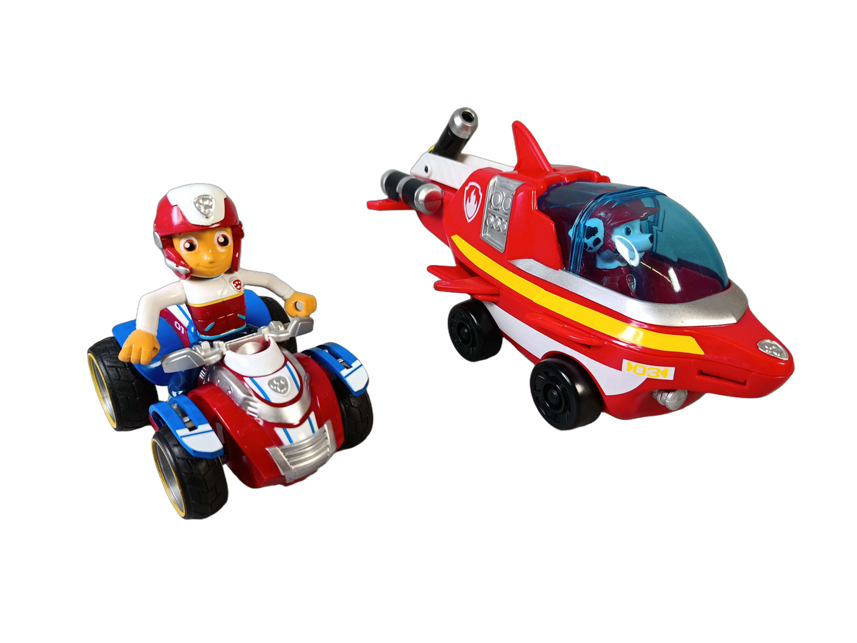 Spin Master Bundle Paw Patrol Aqua Pups Set von 2 Fahrzeuge & Figuren