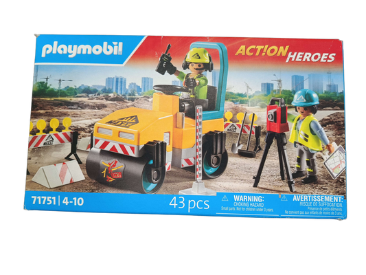 Playmobil Straßenbaustelle 71751 Set, neuwertig