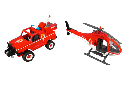 Playmobil Feuerwehr 9518 Spielset Fahrzeug & Hubschrauber