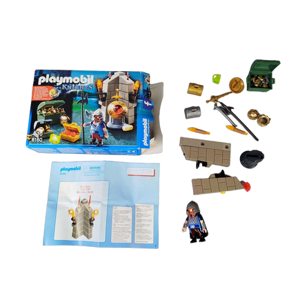 Playmobil Bundle Ritter Schatzversteck 6160 6594 Set von 2 Figuren