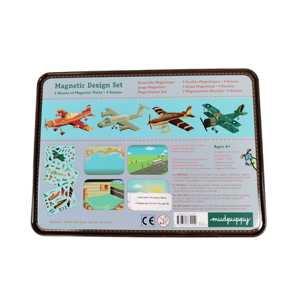 mudpuppy Airplanes Magnetic Design Set 903612 Magnetspiel, Neu