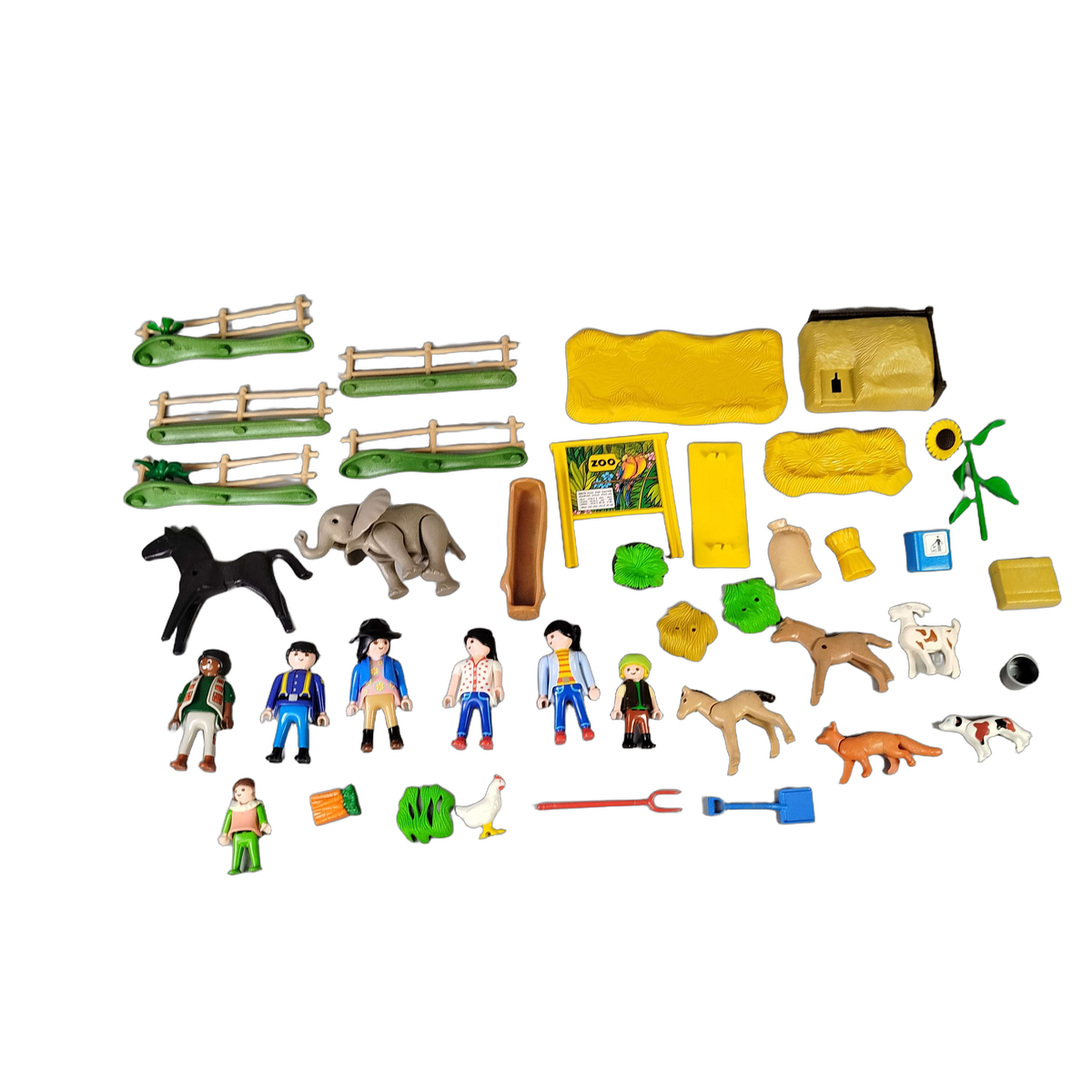 Playmobil Bundle Zoo 5222 Set Figuren & Zubehör, Tiere, Zaun