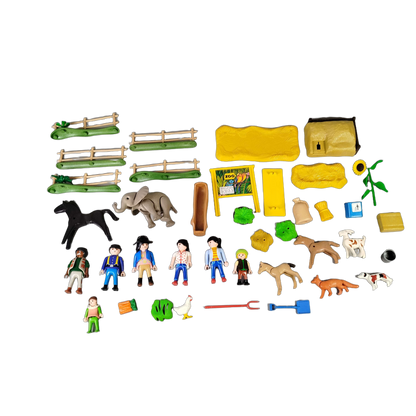 Playmobil Bundle Zoo 5222 Set Figuren & Zubehör, Tiere, Zaun