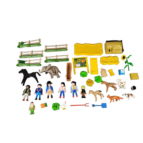 Playmobil Bundle Zoo 5222 Set Figuren & Zubehör, Tiere, Zaun