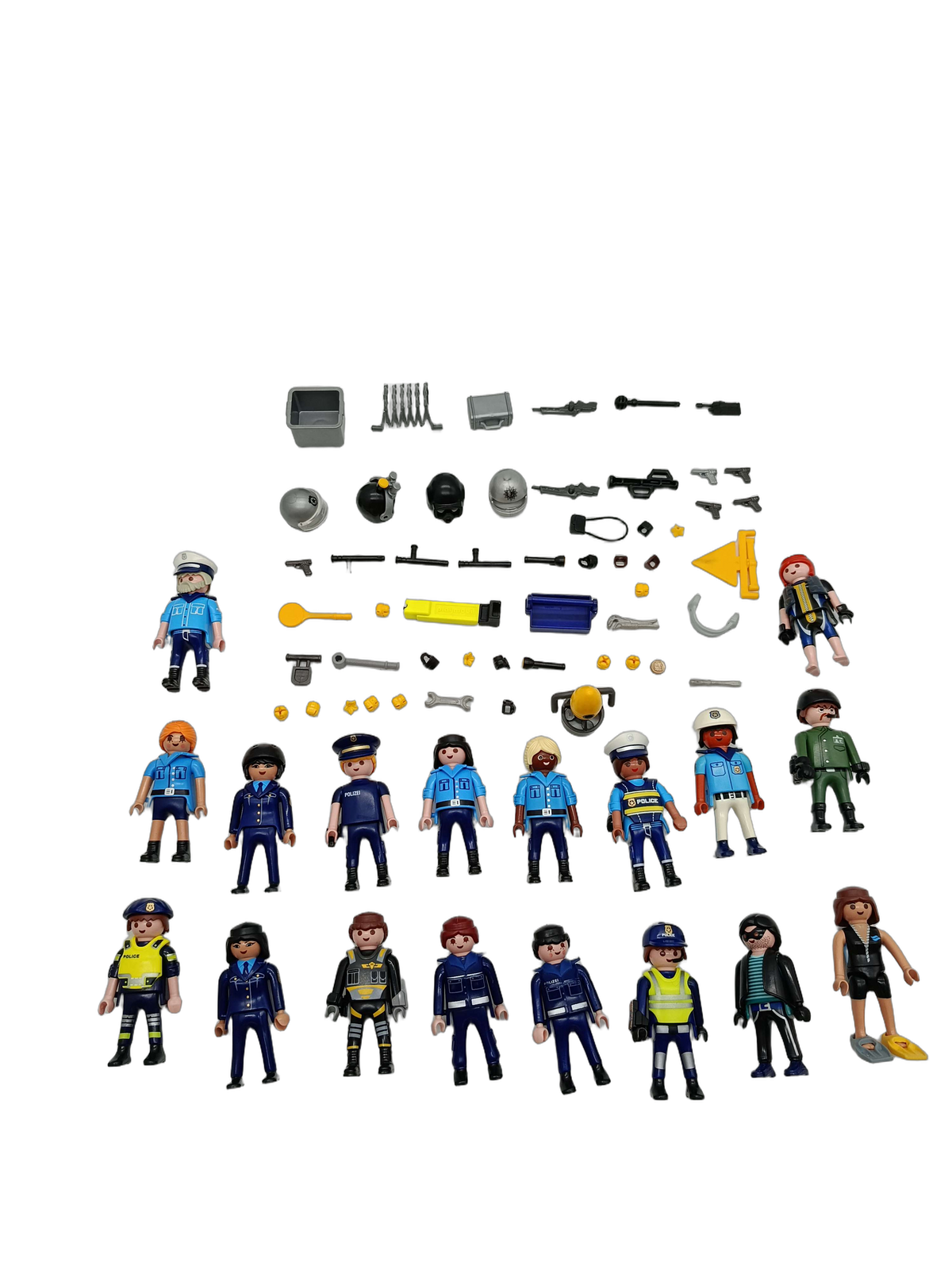 Playmobil Bundle Polizei großes Set Figuren & Zubehör