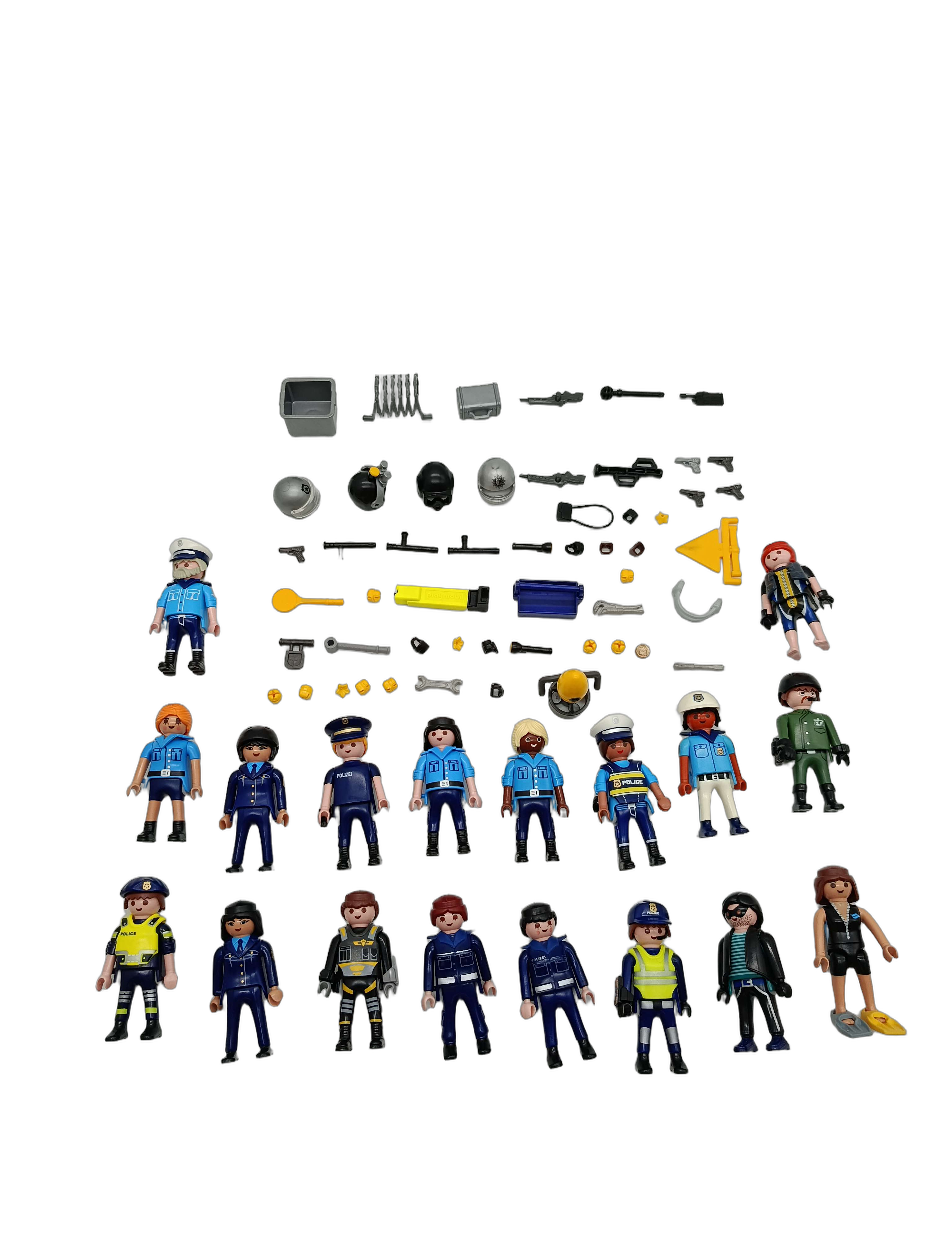 Playmobil Bundle Polizei großes Set Figuren & Zubehör