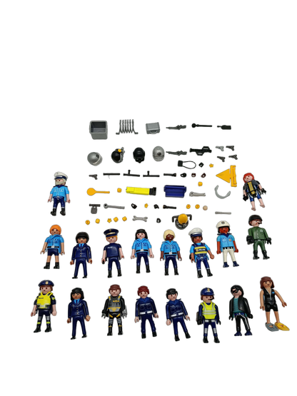 Playmobil Bundle Polizei großes Set Figuren & Zubehör