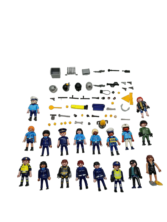 Playmobil Bundle Polizei großes Set Figuren & Zubehör
