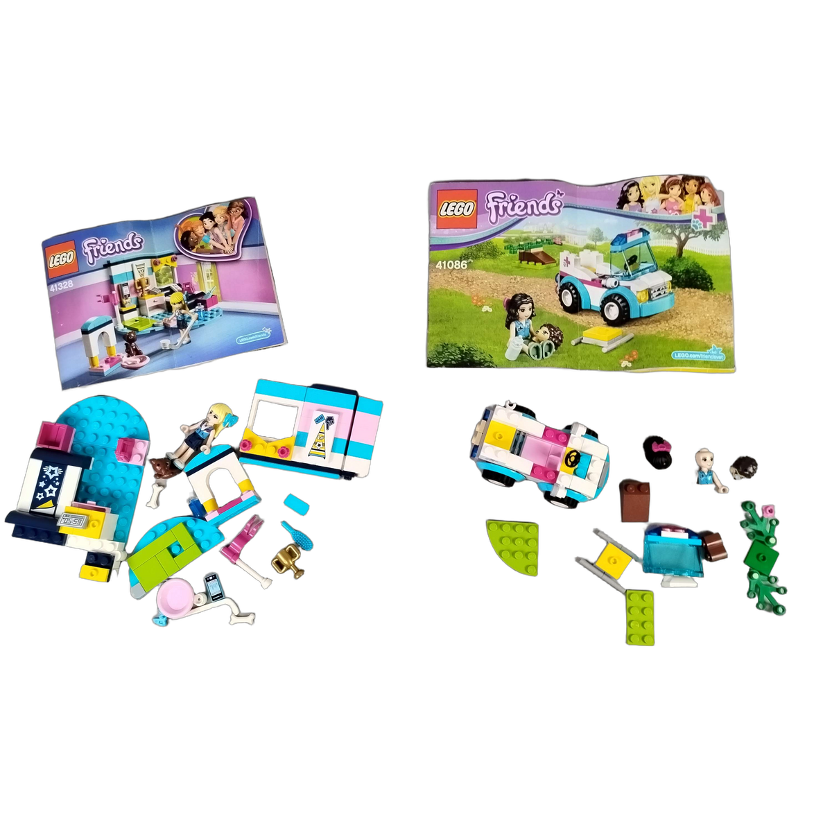 LEGO Bundle Friends 41328 41086 Stephanie Set von 2 Bausets