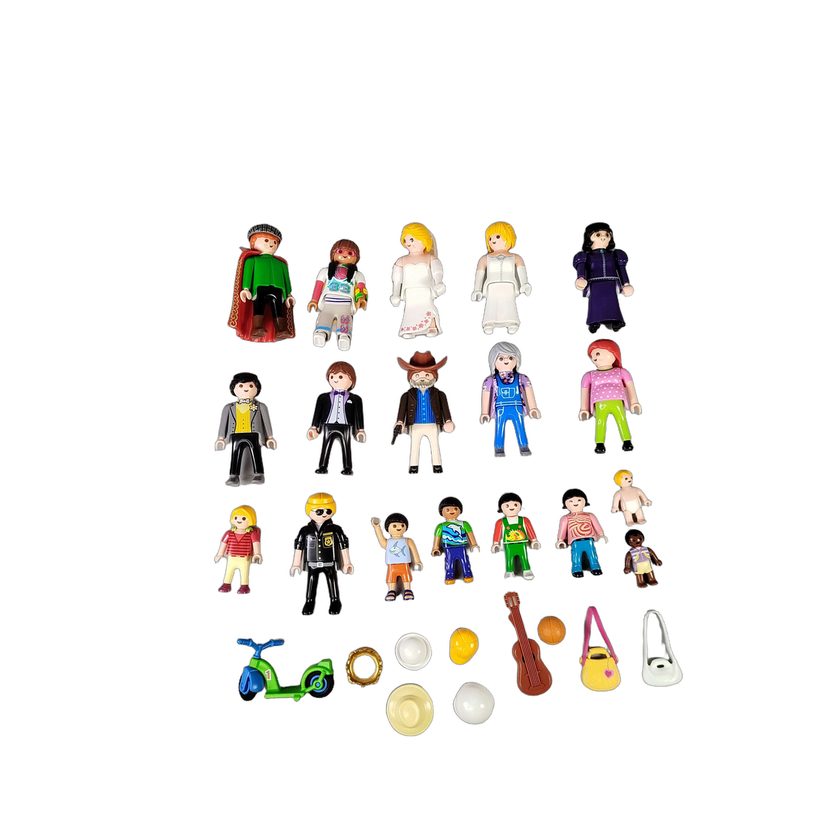 Playmobil Bundle großes Set Figuren, Scooter & Zubehör