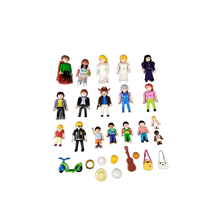 Playmobil Bundle großes Set Figuren, Scooter & Zubehör