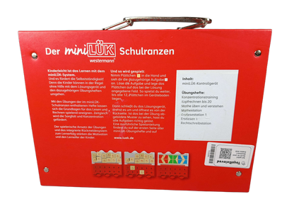 Westermann miniLÜK Schulranzen Lernsystem Kontrollgerät & 7 Hefte
