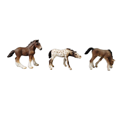 Schleich Tiere Bundle Pferde & Fohlen 8 Teile Tierfiguren