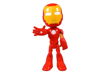 Hasbro Marvel Super Hero Adventures Iron Man mit Motorrad Actionfigur