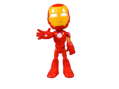 Hasbro Marvel Super Hero Adventures Iron Man mit Motorrad Actionfigur