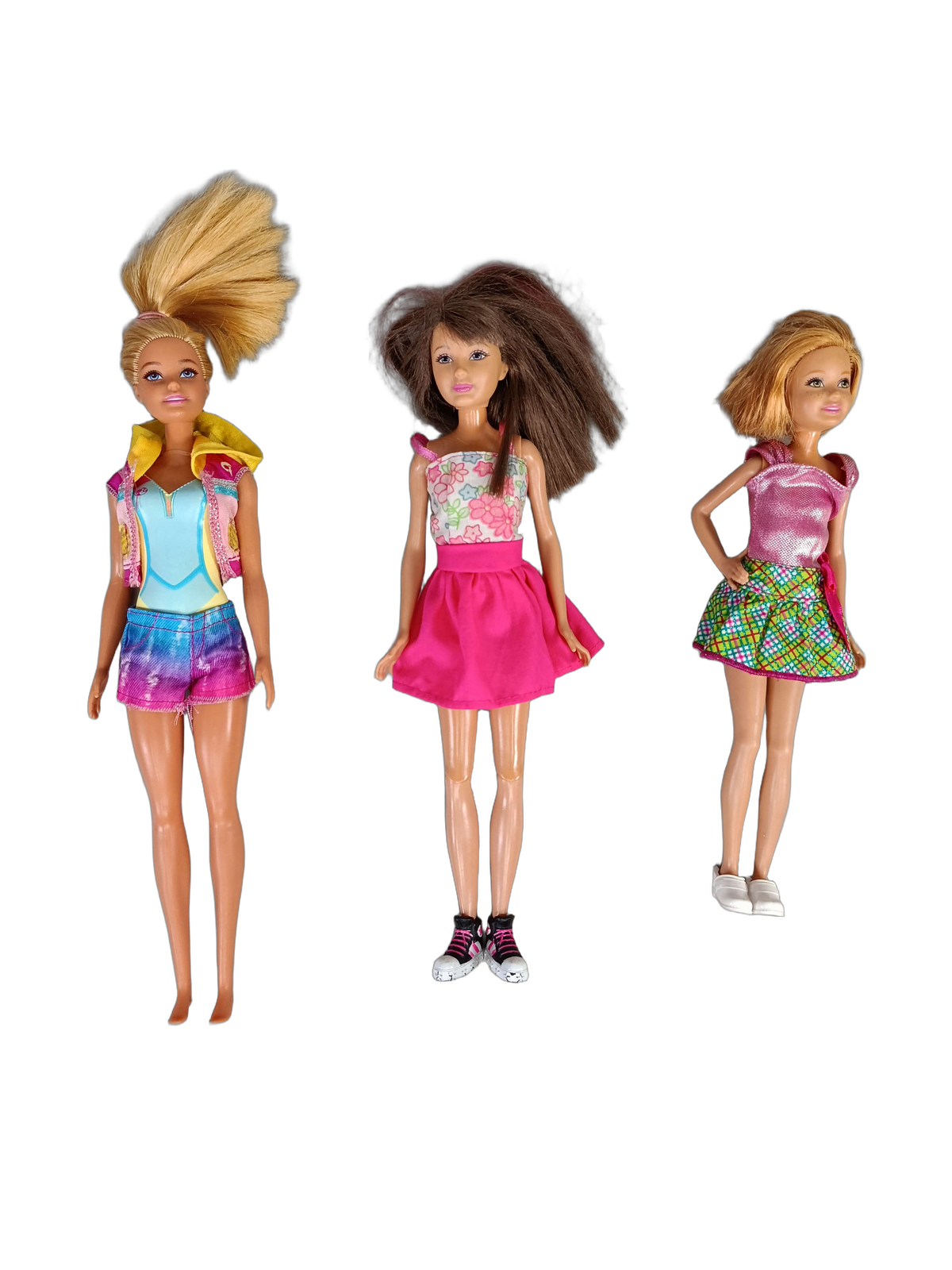 Mattel Bundle Barbie Set von 3 Modepuppen mit Outfits