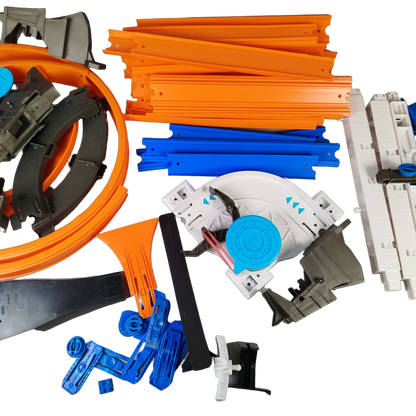 Mattel Bundle Rennbahn Set Looping & Launcher Bauteile