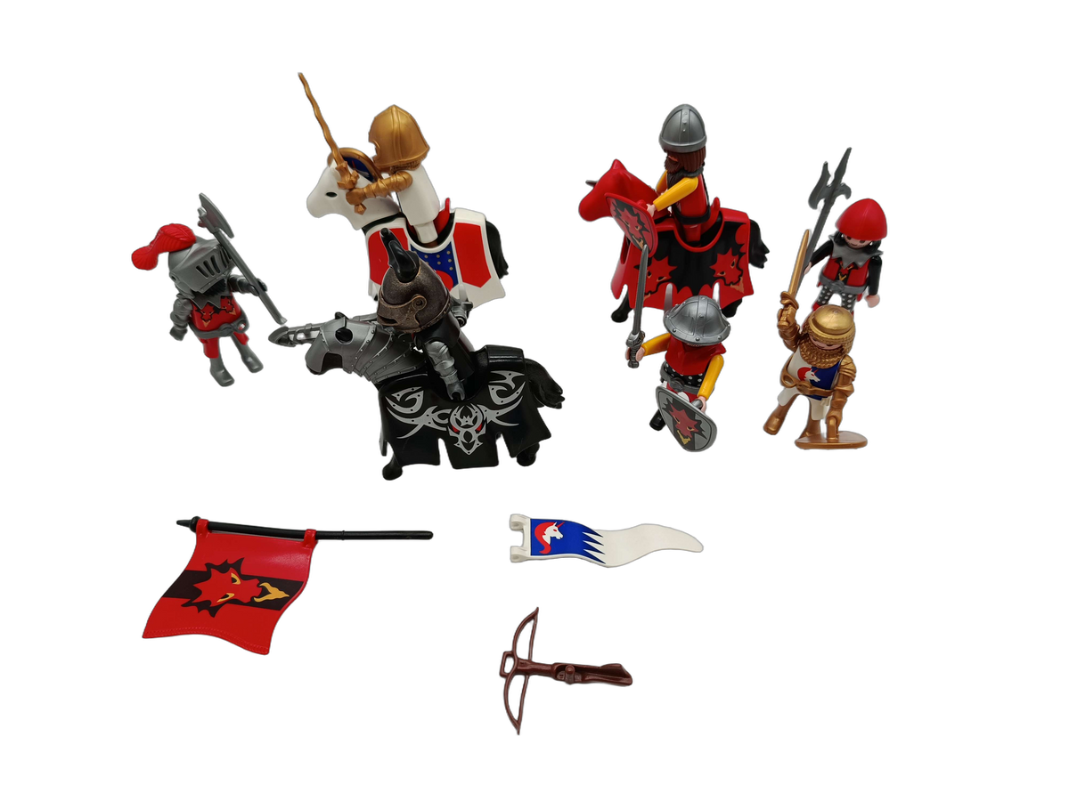 Playmobil Bundle Ritter Drachenritter 3319 großes Set Figuren
