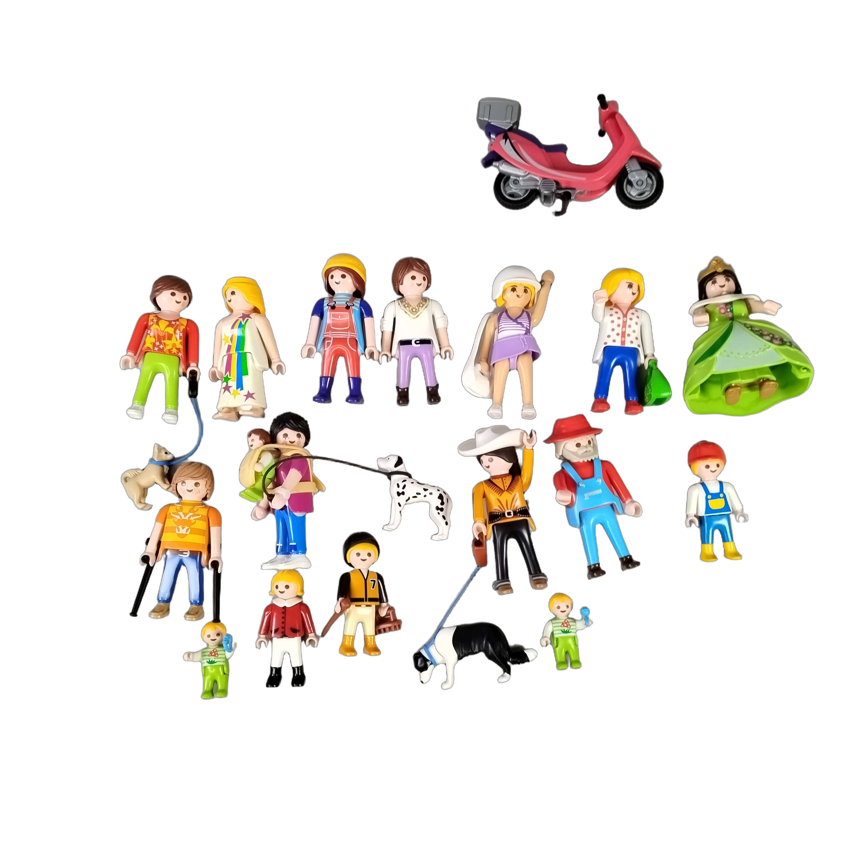 Playmobil Bundle Prinzessin & Western Set von 6 Figuren & Hunde