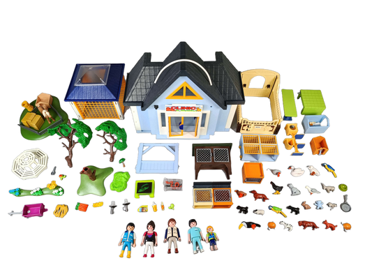 Playmobil Tierklinik mit Gehegen 4343 Spielset