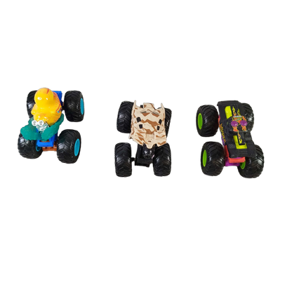 Mattel Bundle Monstertrucks Yellow Scorpion, Invader Set Autos