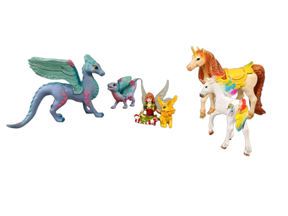 Schleich Bundle Drachen & Einhörner 6 Teile Figuren