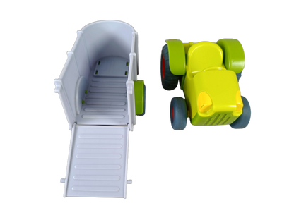 HABA 303131 Traktor mit Anhänger Holzspielzeug