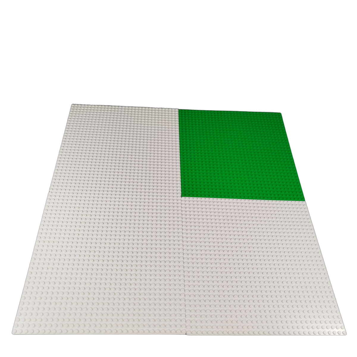 LEGO Bundle Grundplatten 32x32 Set von 4 Basisplatten Weiß & Grün