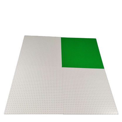 LEGO Bundle Grundplatten 32x32 Set von 4 Basisplatten Weiß & Grün