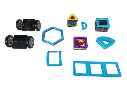 Magformers Magnetbausteine mit Rädern & Rahmen Baukasten