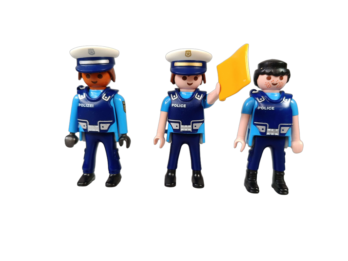 Playmobil Polizeibus mit Straßensperre 9236 Polizeifahrzeug ab 3 Jahre