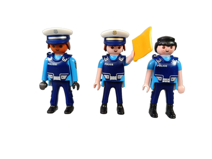 Playmobil Polizeibus mit Straßensperre 9236 Polizeifahrzeug ab 3 Jahre