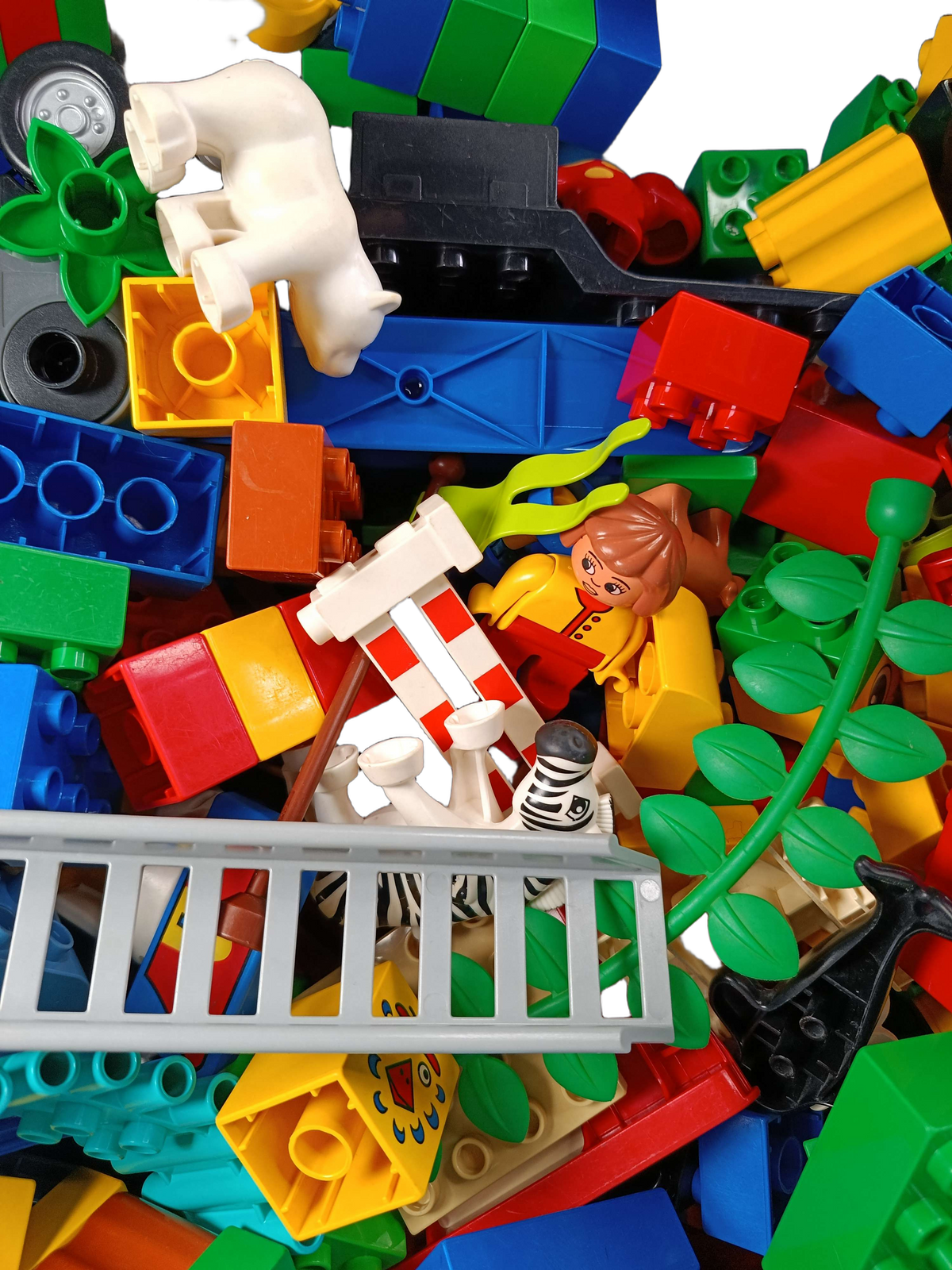 Konvolut LEGO Duplo Großbausteine, Figuren & Zubehör ca. 2,5 kg