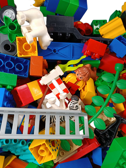 Konvolut LEGO Duplo Großbausteine, Figuren & Zubehör ca. 2,5 kg