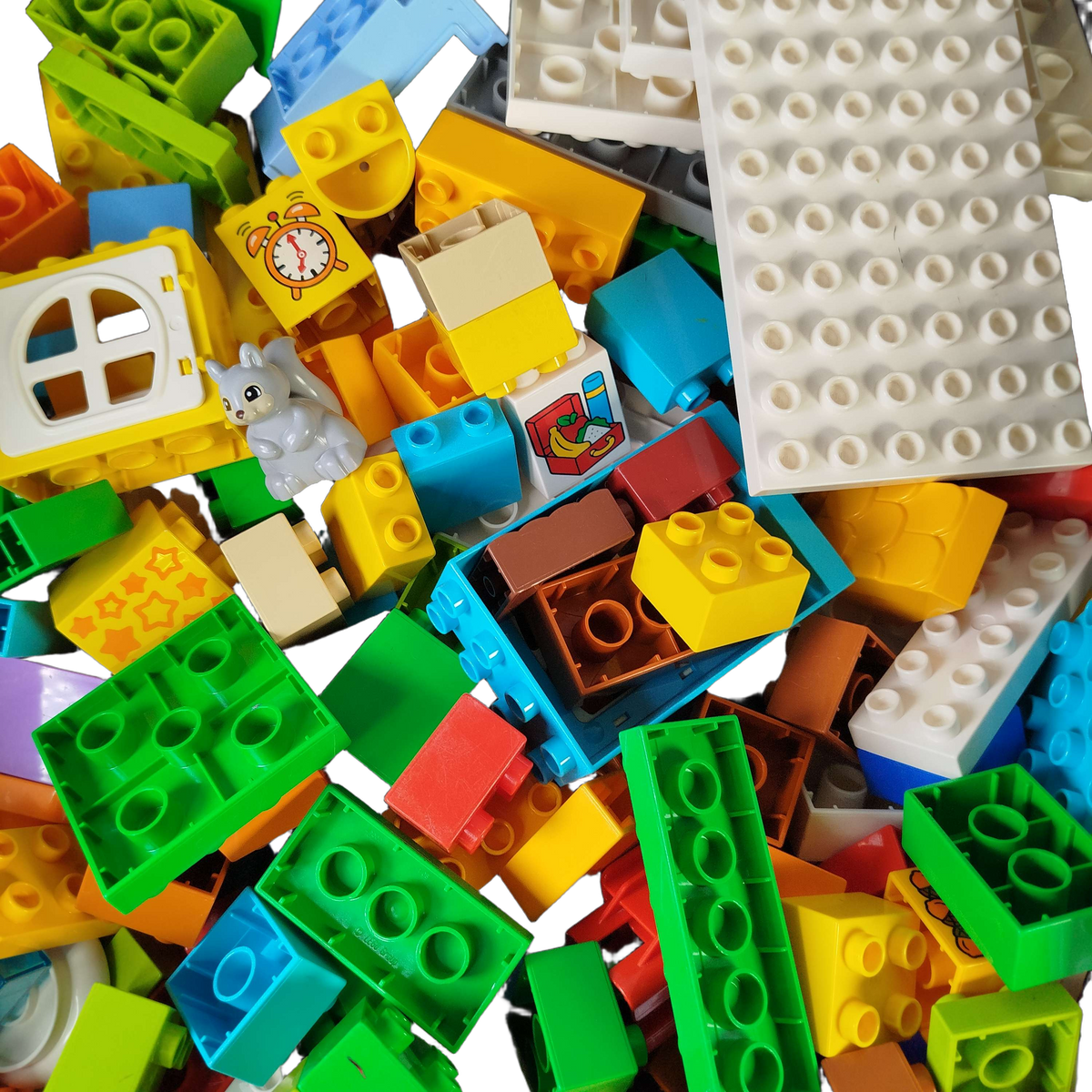 Konvolut LEGO Bausteine & Großsteine ca. 2,4 kg, ab 6 7 8 Jahre