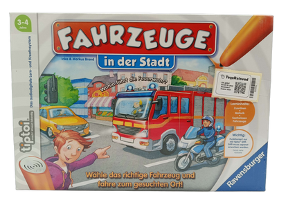 Ravensburger tiptoi Fahrzeuge in der Stadt Lernspiel & Brettspiel, Neu