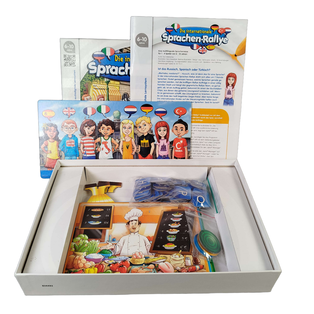 Ravensburger tiptoi Die Internationale Sprachen-Rallye Lernspiel
