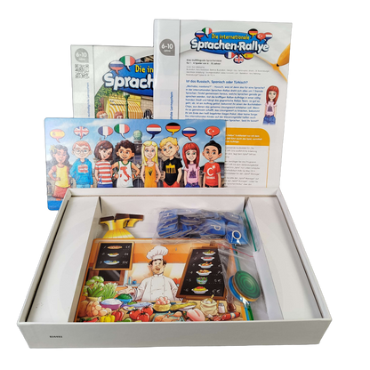 Ravensburger tiptoi Die Internationale Sprachen-Rallye Lernspiel