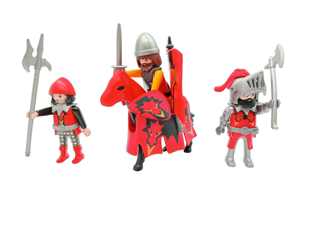 Playmobil Bundle Ritter Drachenritter 3319 großes Set Figuren