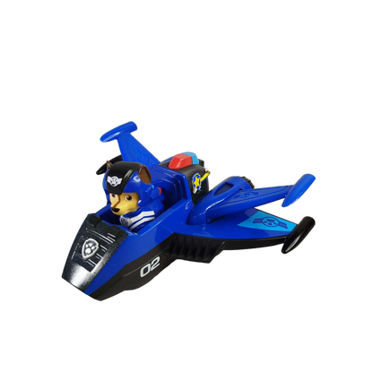 Spin Master PAW Patrol Chase Jet Transformationsfahrzeug mit Figur