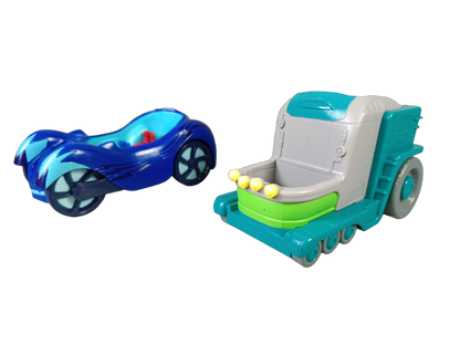 Just Play Bundle PJ Masks Cat-Car & Romeo Set von 4 Autos & Figuren