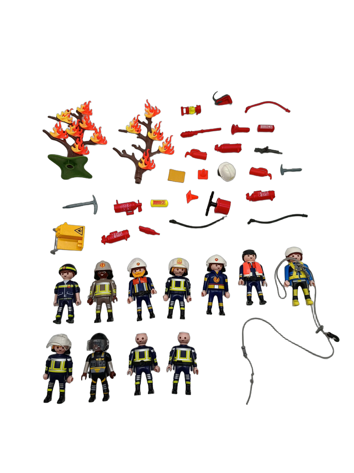 Playmobil Bundle Feuerwehr 9093 Set Figuren & Zubehör