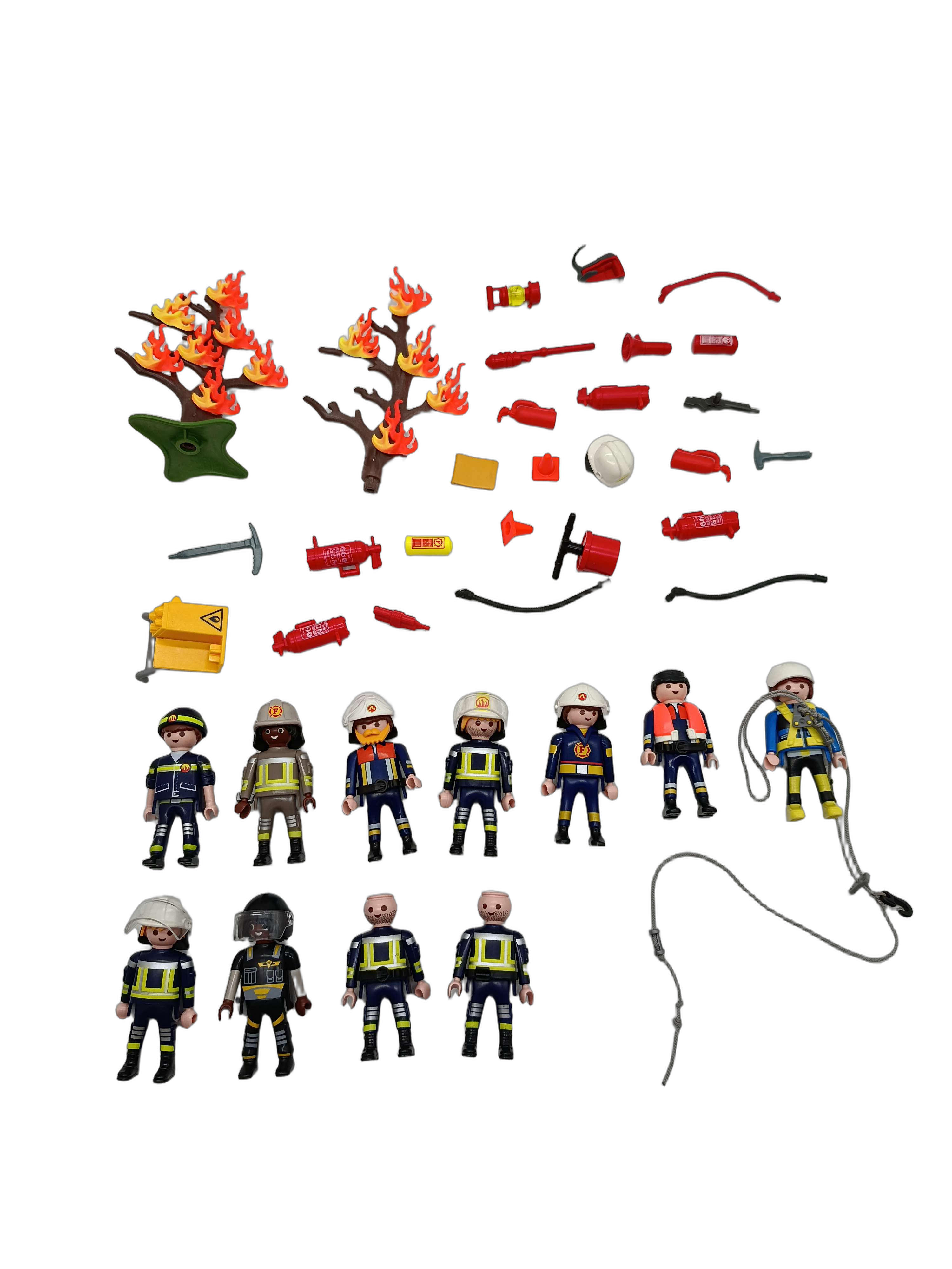Playmobil Bundle Feuerwehr 9093 Set Figuren & Zubehör