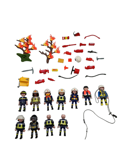Playmobil Bundle Feuerwehr 9093 Set Figuren & Zubehör