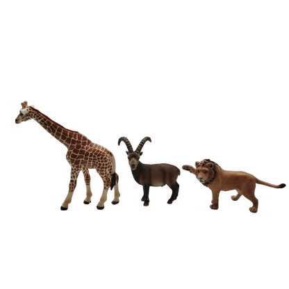 Schleich Tiere Bundle Wildtiere & Bauernhof Löwe 8 Teile Tierfiguren