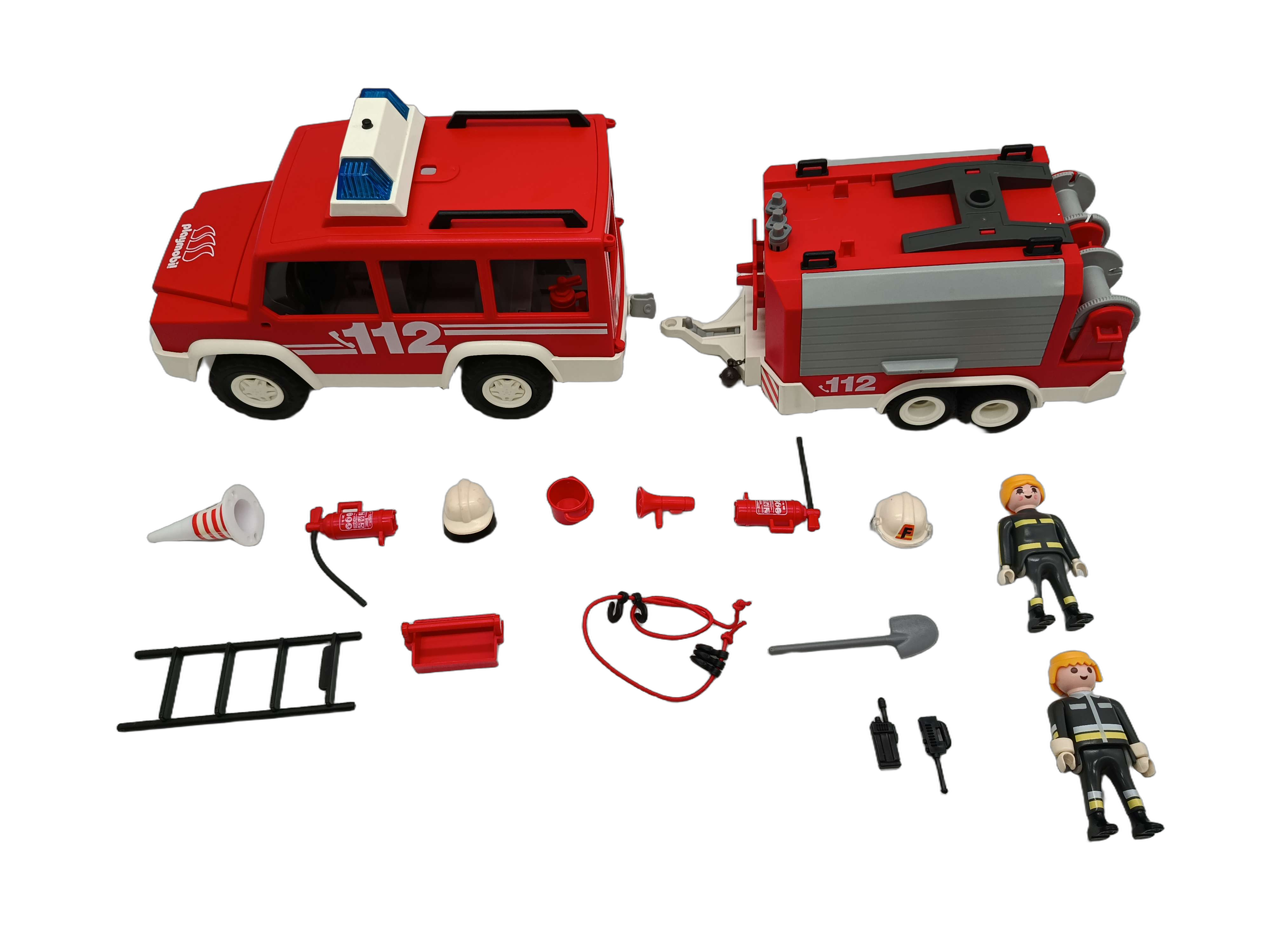 Playmobil Bundle Feuerwehr 3181 7485 großes Set Fahrzeuge & Figuren