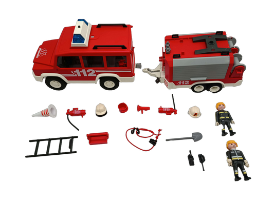 Playmobil Bundle Feuerwehr 3181 7485 großes Set Fahrzeuge & Figuren
