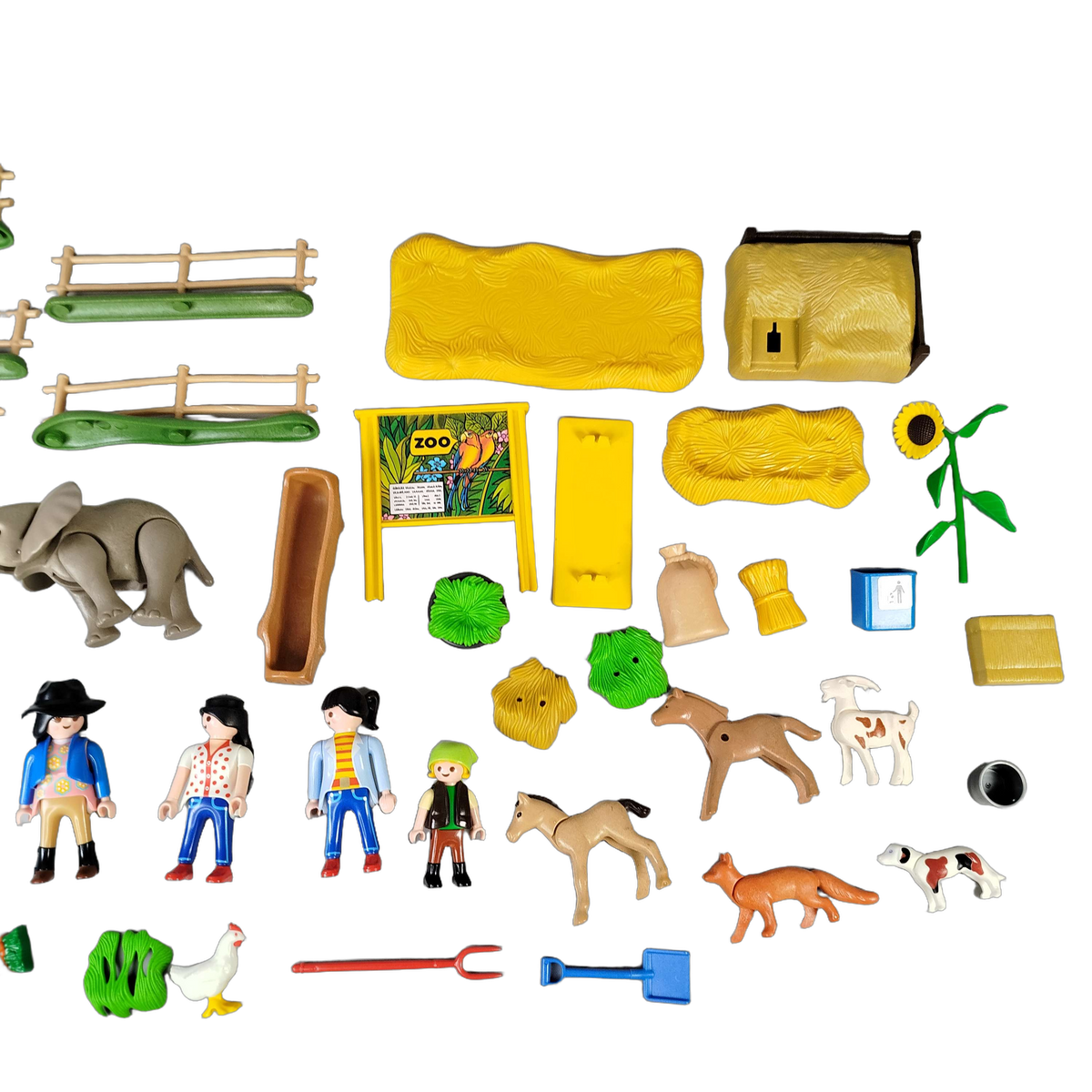 Playmobil Bundle Zoo 5222 Set Figuren & Zubehör, Tiere, Zaun